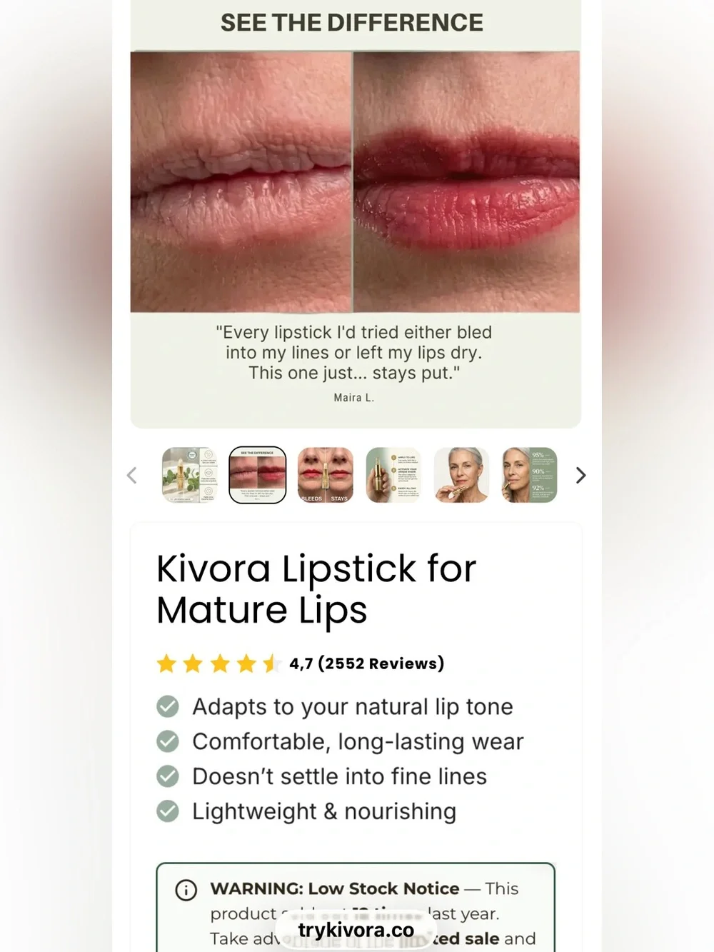 Kivora lipstick